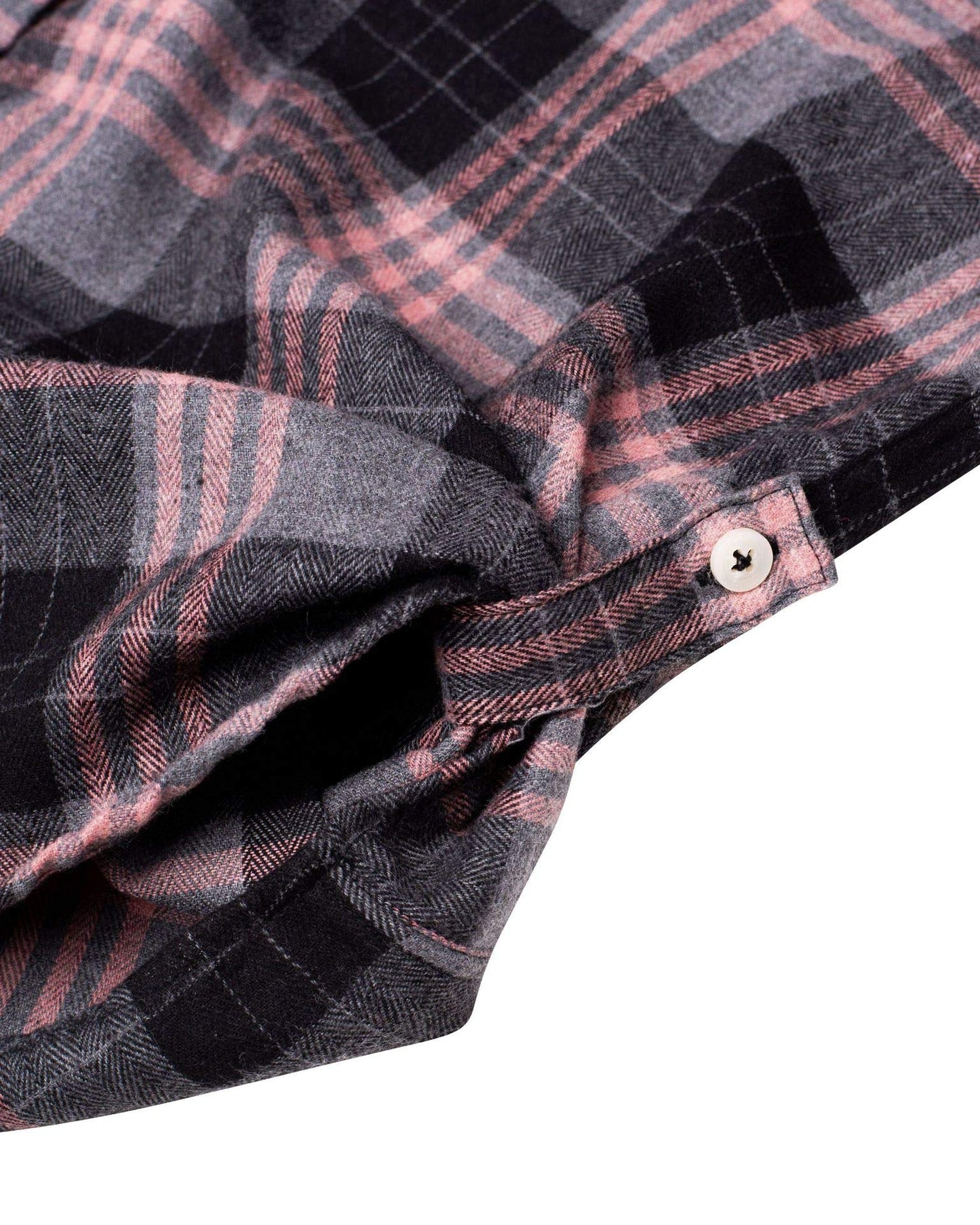 Womens Plaid Flannel Shirts Long Sleeve Roll Up Casual Button Down Shirt