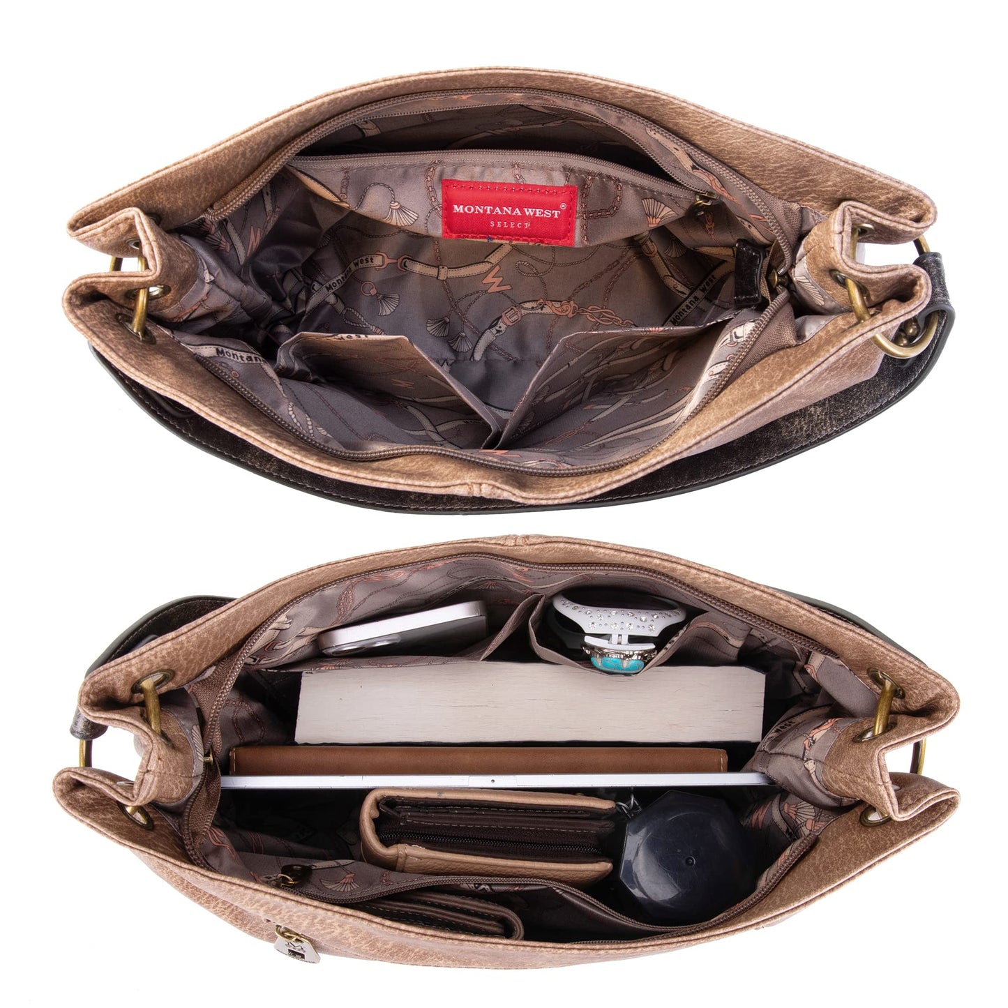 Hobo Bag Purses and Handbags for Women Top Handle Handbags with Zipper