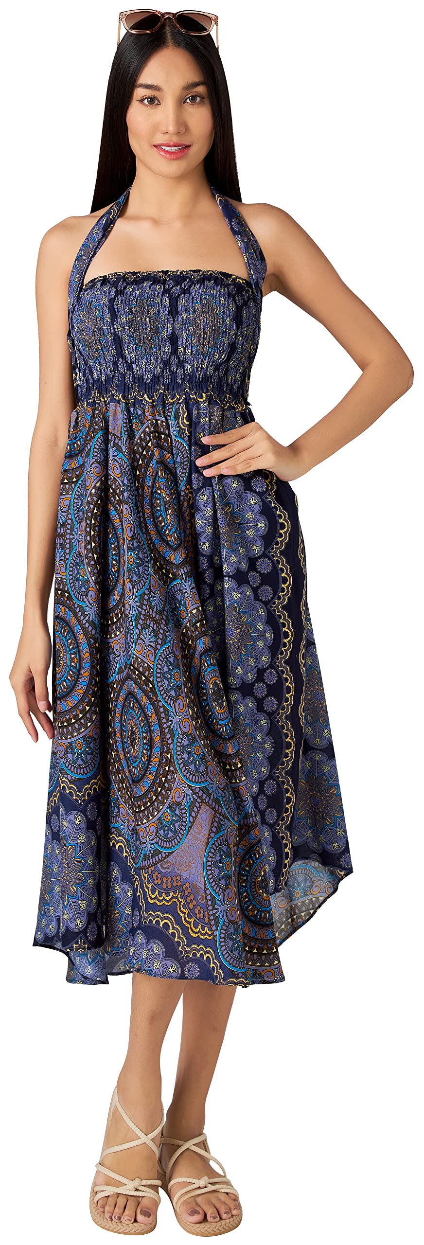 Long Boho Skirts for Women - Bohemian Hippie Maxi Summer Skirt