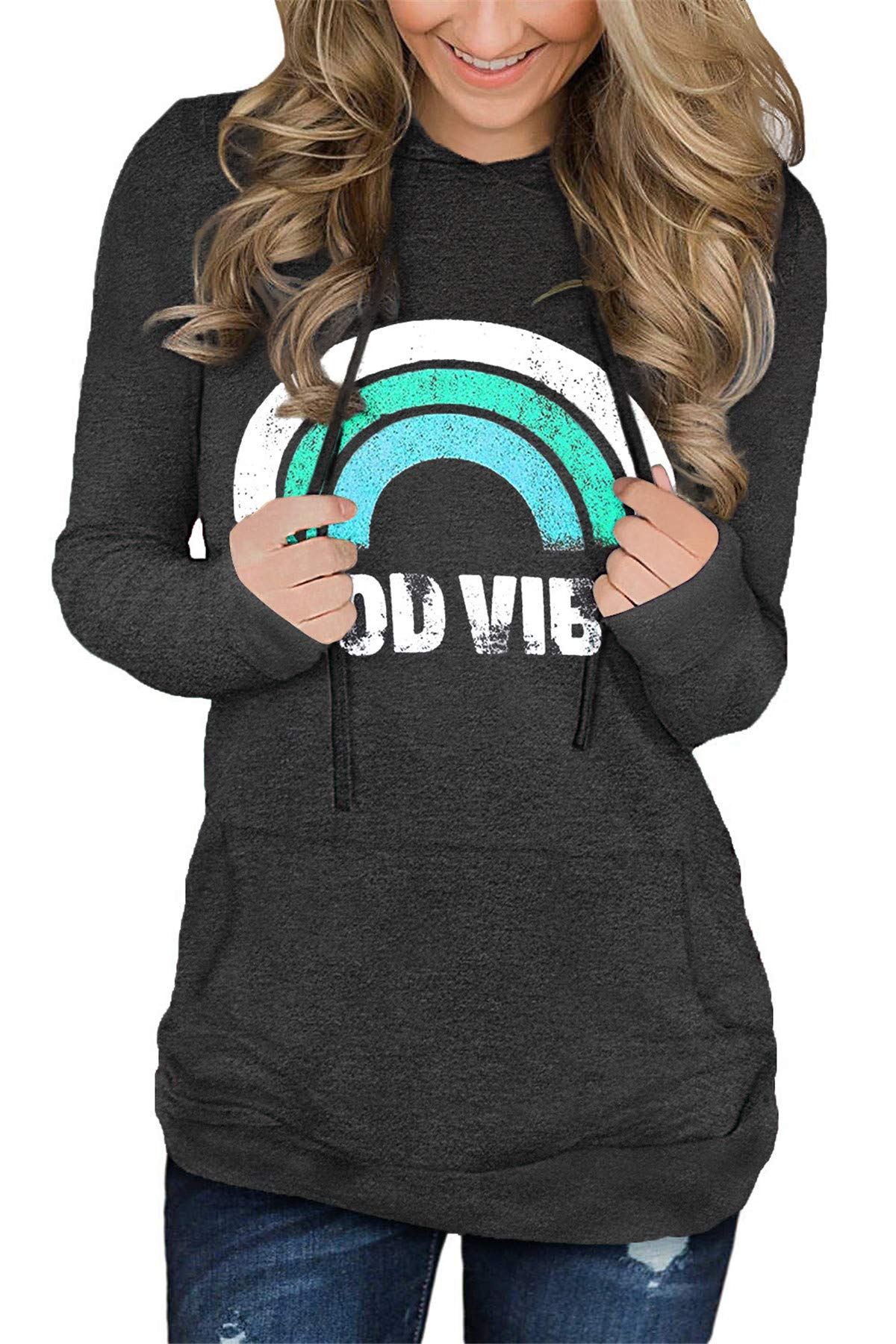 Women's Pullover Hoodies Girls Trendy Fashion Tops Hooded Sweatshirts