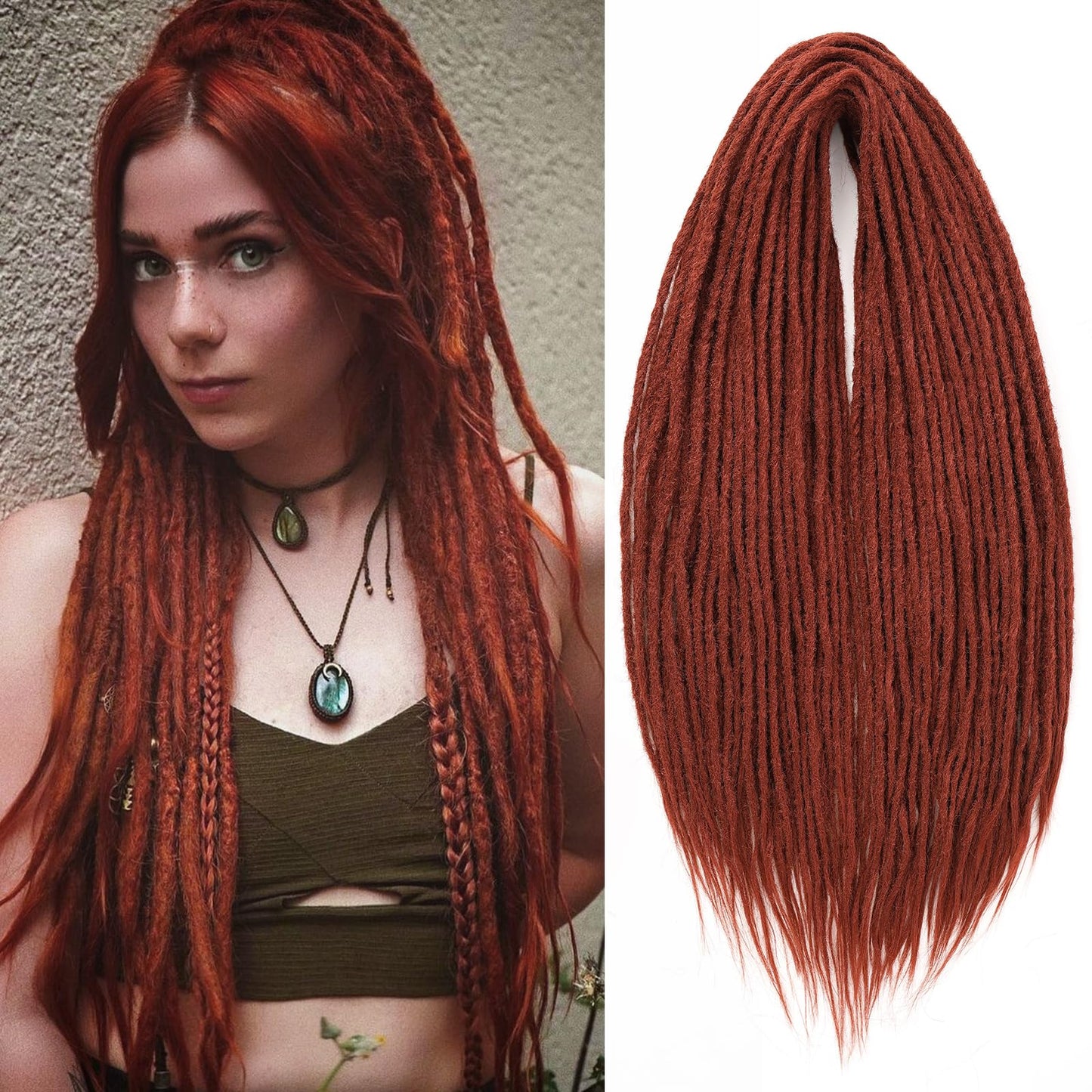 Dreadlock Extensions Hippie Single Ended Dreads
