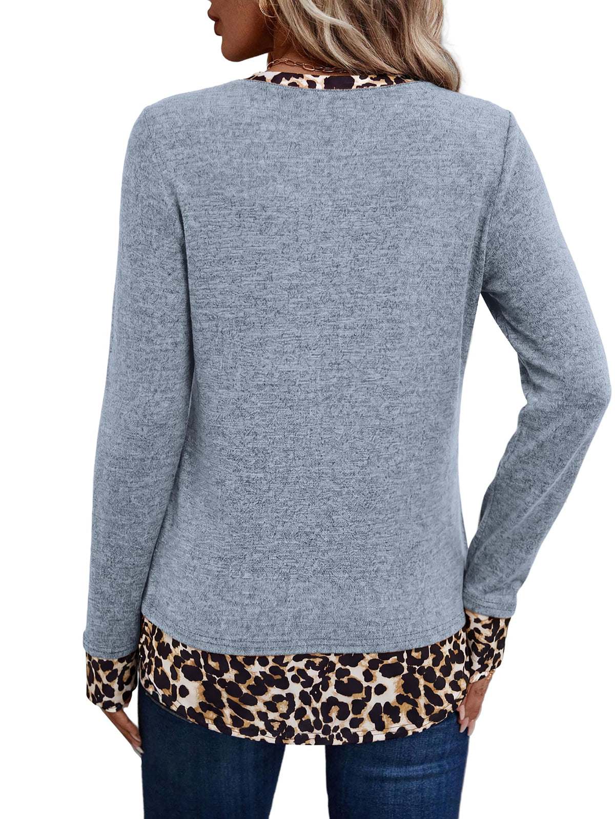 Womens Long Sleeve Shirts Lightweight Tunic Tops