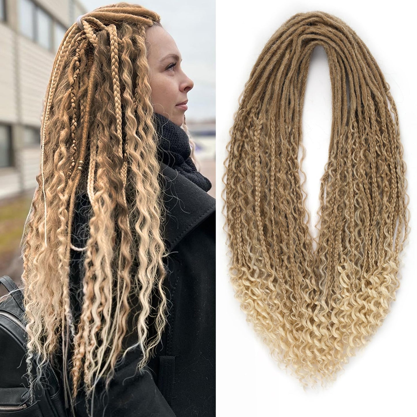 Dreadlock Extensions Hippie Single Ended Dreads