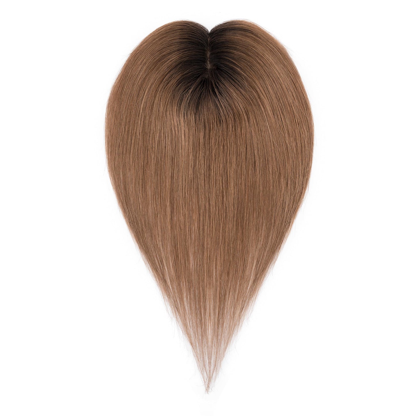 Human Hair Toppers for Women Real Human Hair No Bangs Toppers Hair Pieces for Women with Thinning Hair Upgraded Silk Base 10in. Clip In