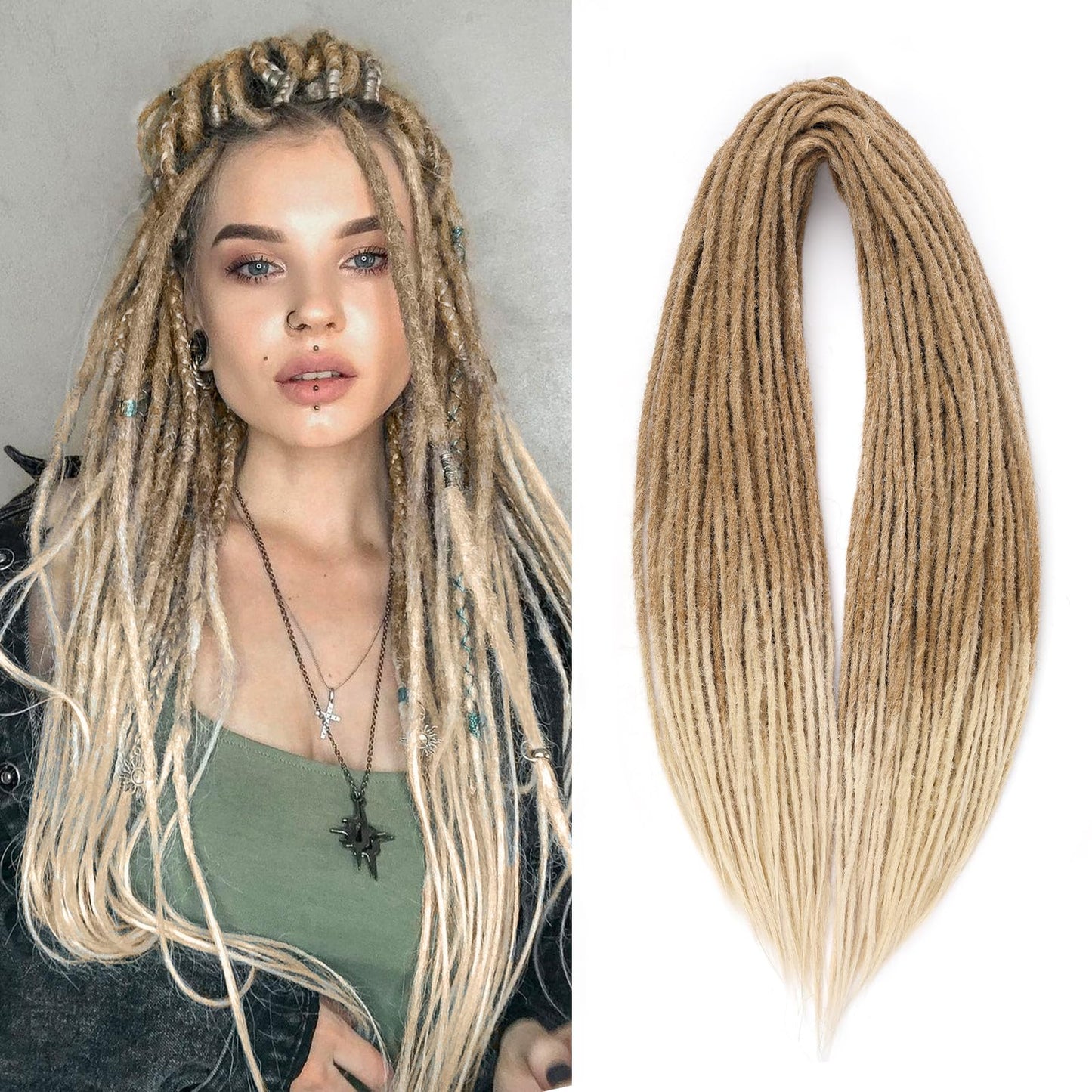 Dreadlock Extensions Hippie Single Ended Dreads