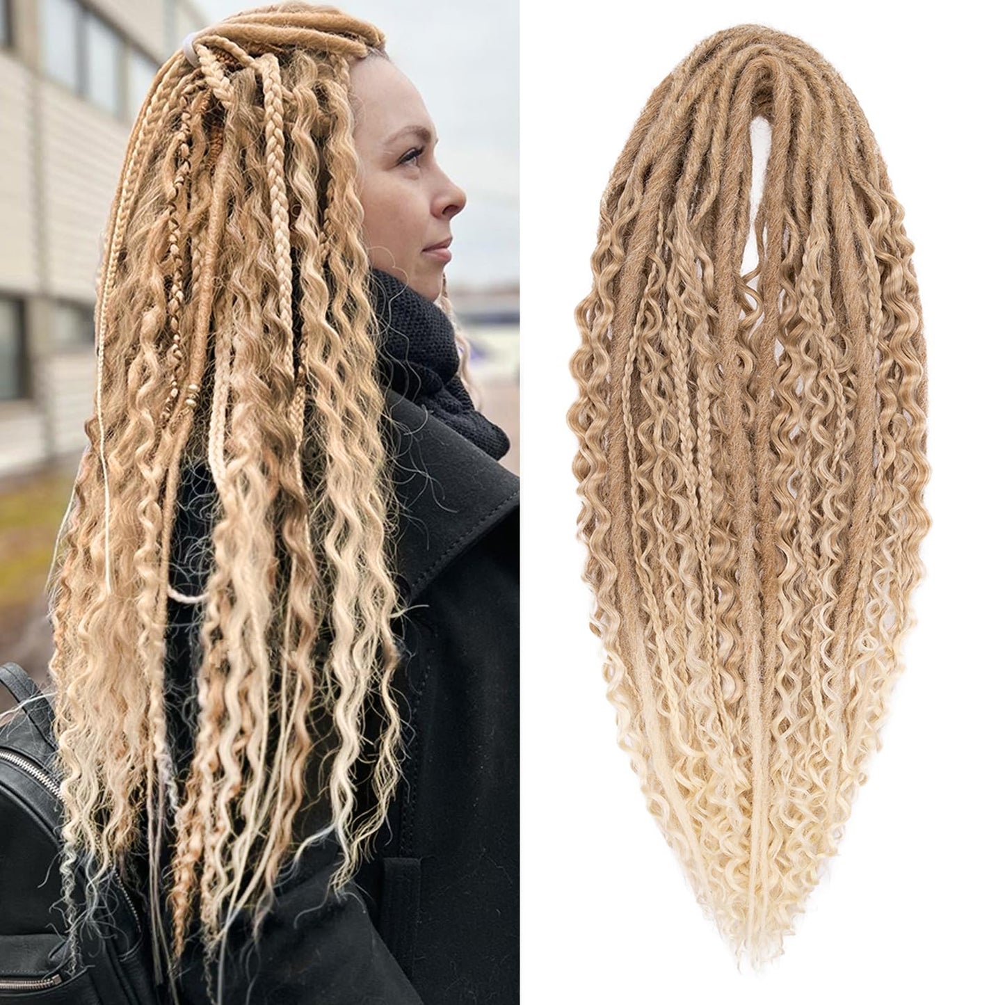 Dreadlock Extensions Hippie Single Ended Dreads