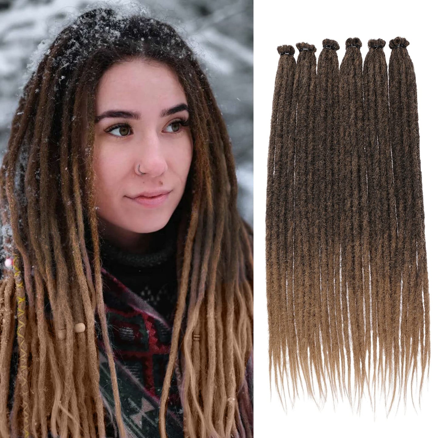 Dreadlock Extensions Hippie Single Ended Dreads