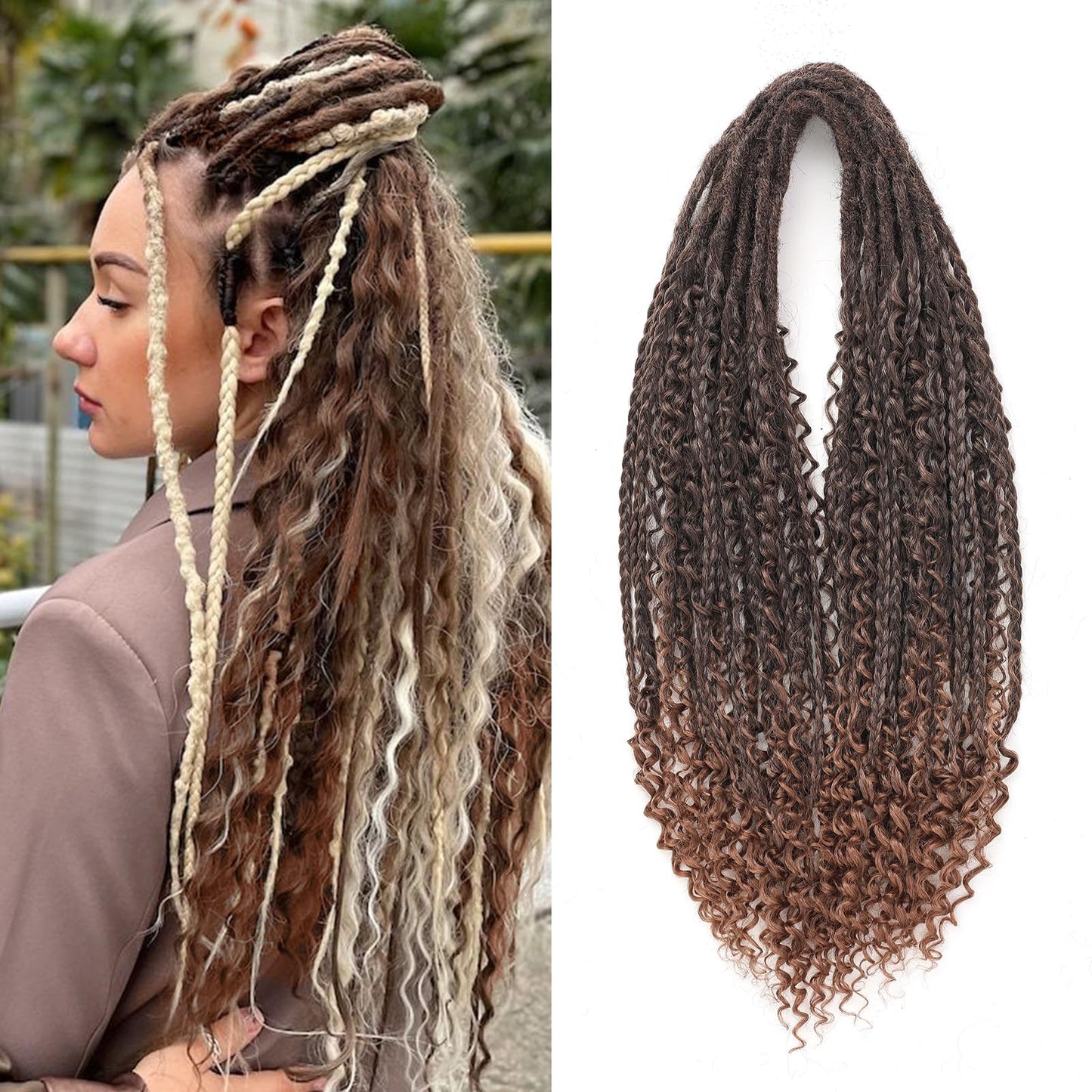 Dreadlock Extensions Hippie Single Ended Dreads
