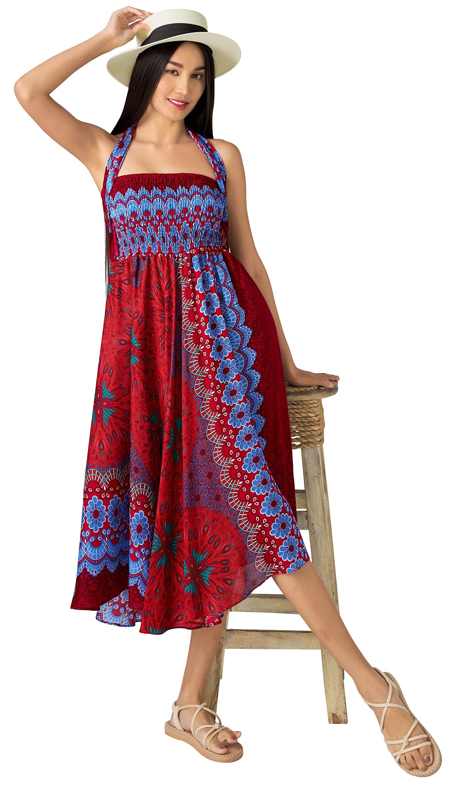 Long Boho Skirts for Women - Bohemian Hippie Maxi Summer Skirt
