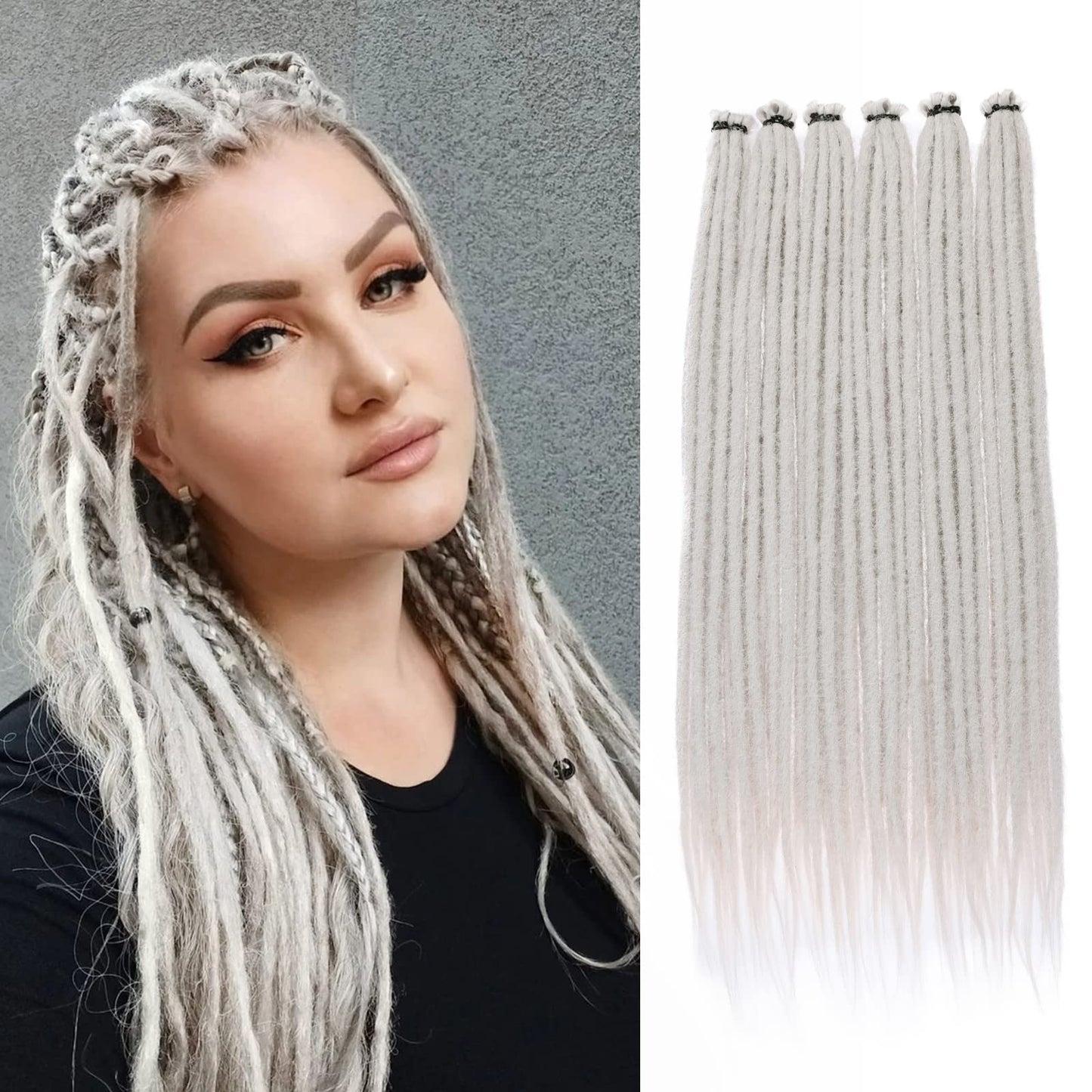 Dreadlock Extensions Hippie Single Ended Dreads
