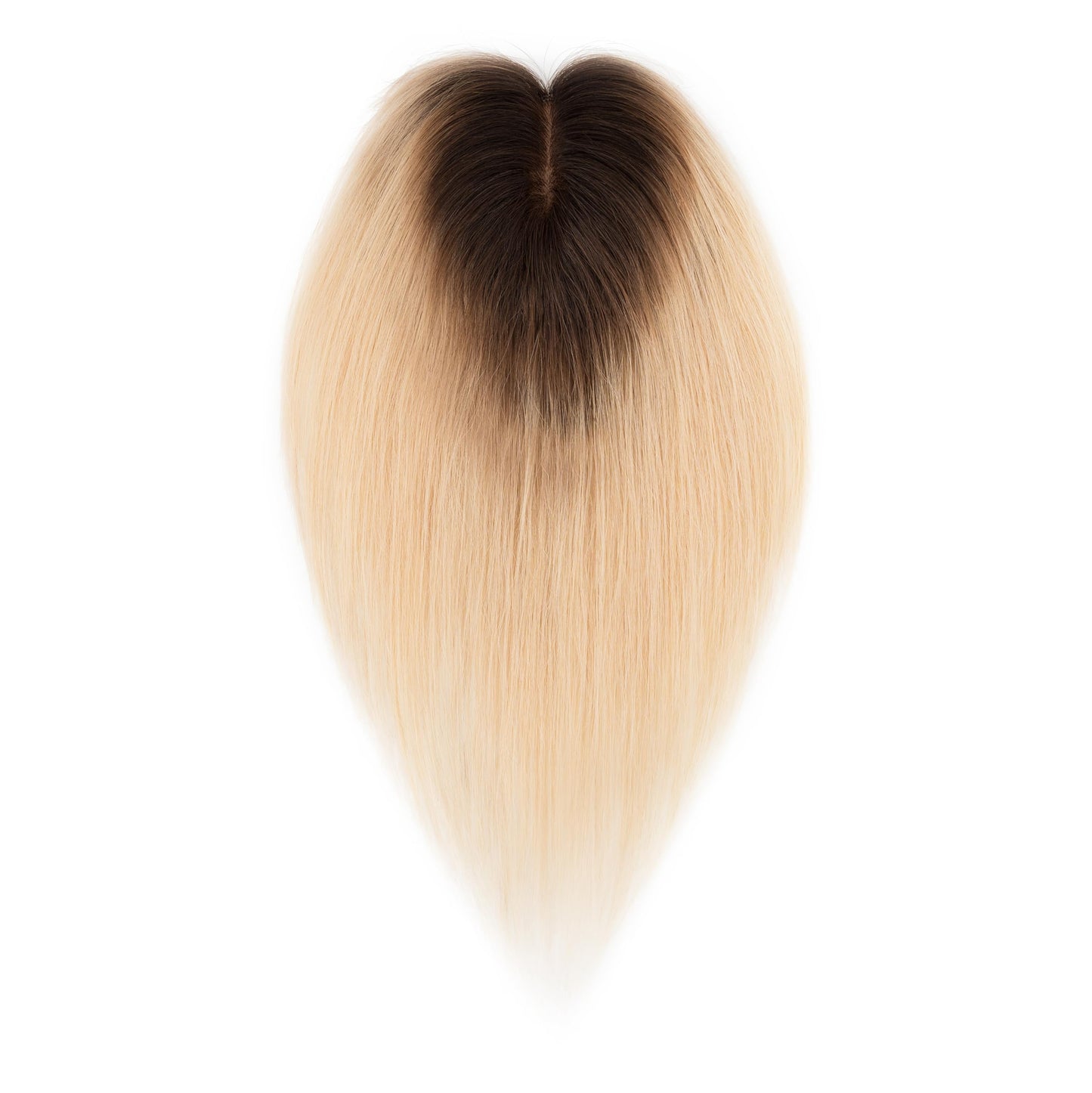 Human Hair Toppers for Women Real Human Hair No Bangs Toppers Hair Pieces for Women with Thinning Hair Upgraded Silk Base 10in. Clip In