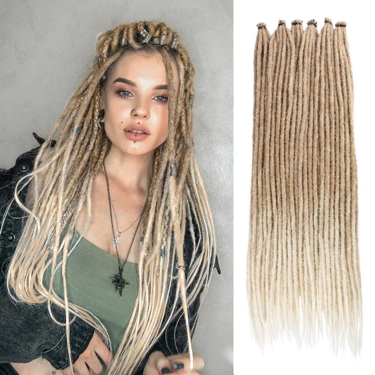 Dreadlock Extensions Hippie Single Ended Dreads