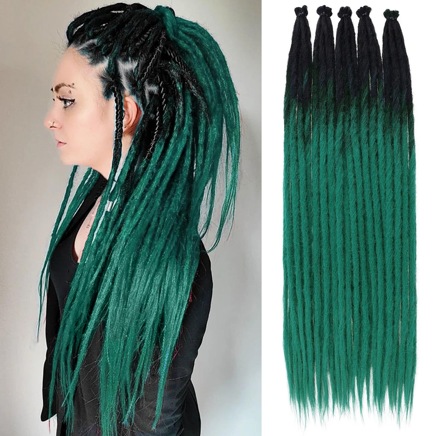 Dreadlock Extensions Hippie Single Ended Dreads