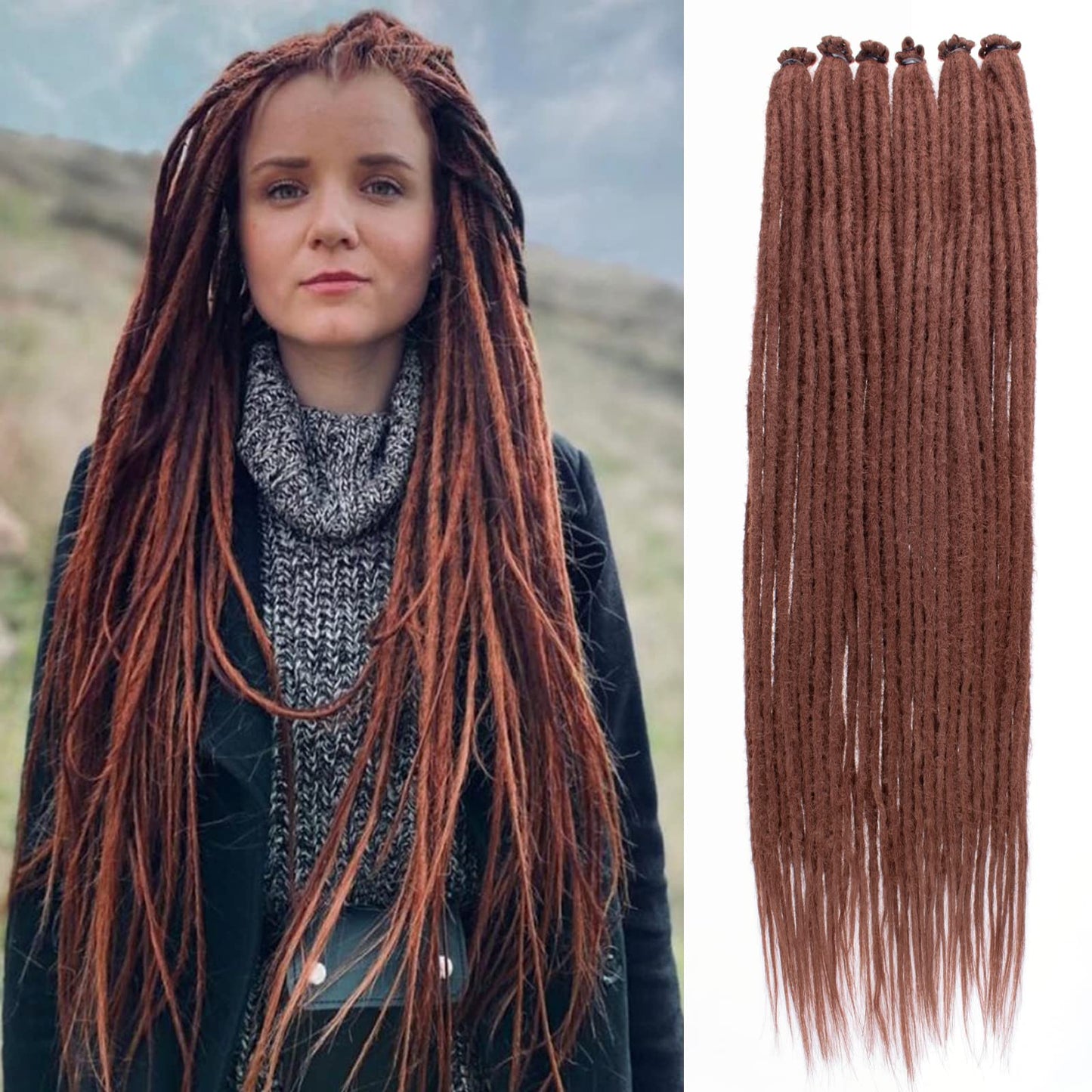 Dreadlock Extensions Hippie Single Ended Dreads
