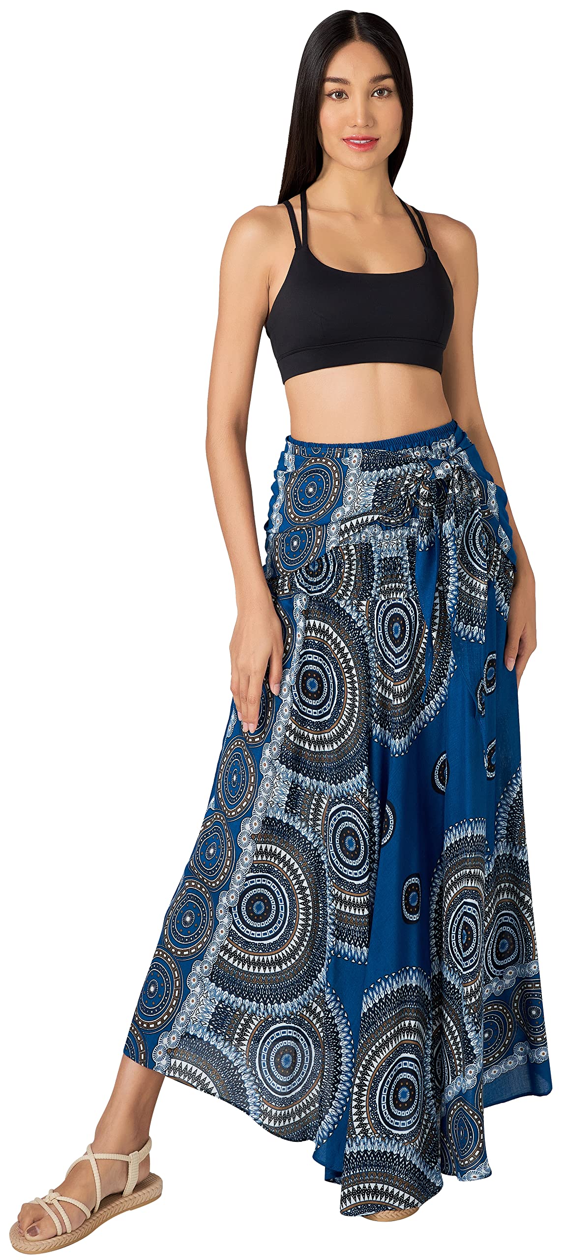 Long Boho Skirts for Women - Bohemian Hippie Maxi Summer Skirt