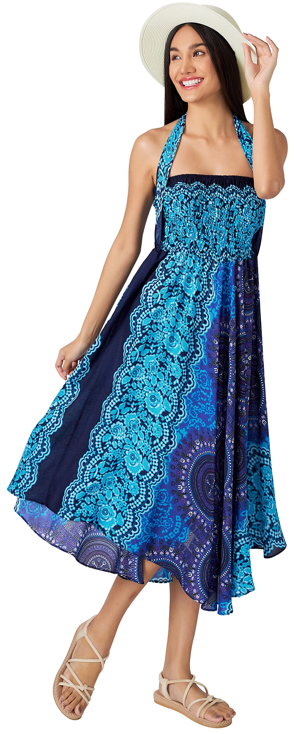 Long Boho Skirts for Women - Bohemian Hippie Maxi Summer Skirt