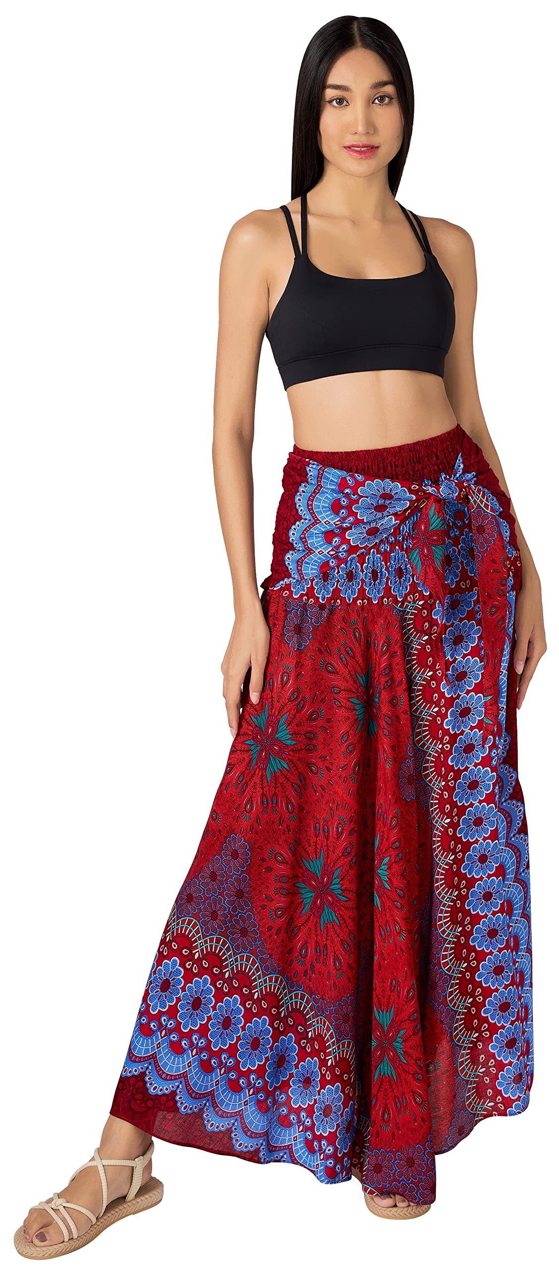 Long Boho Skirts for Women - Bohemian Hippie Maxi Summer Skirt