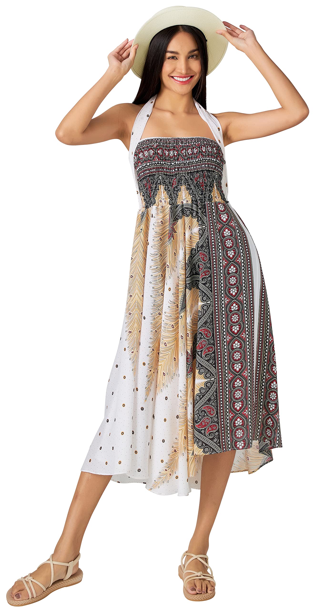 Long Boho Skirts for Women - Bohemian Hippie Maxi Summer Skirt