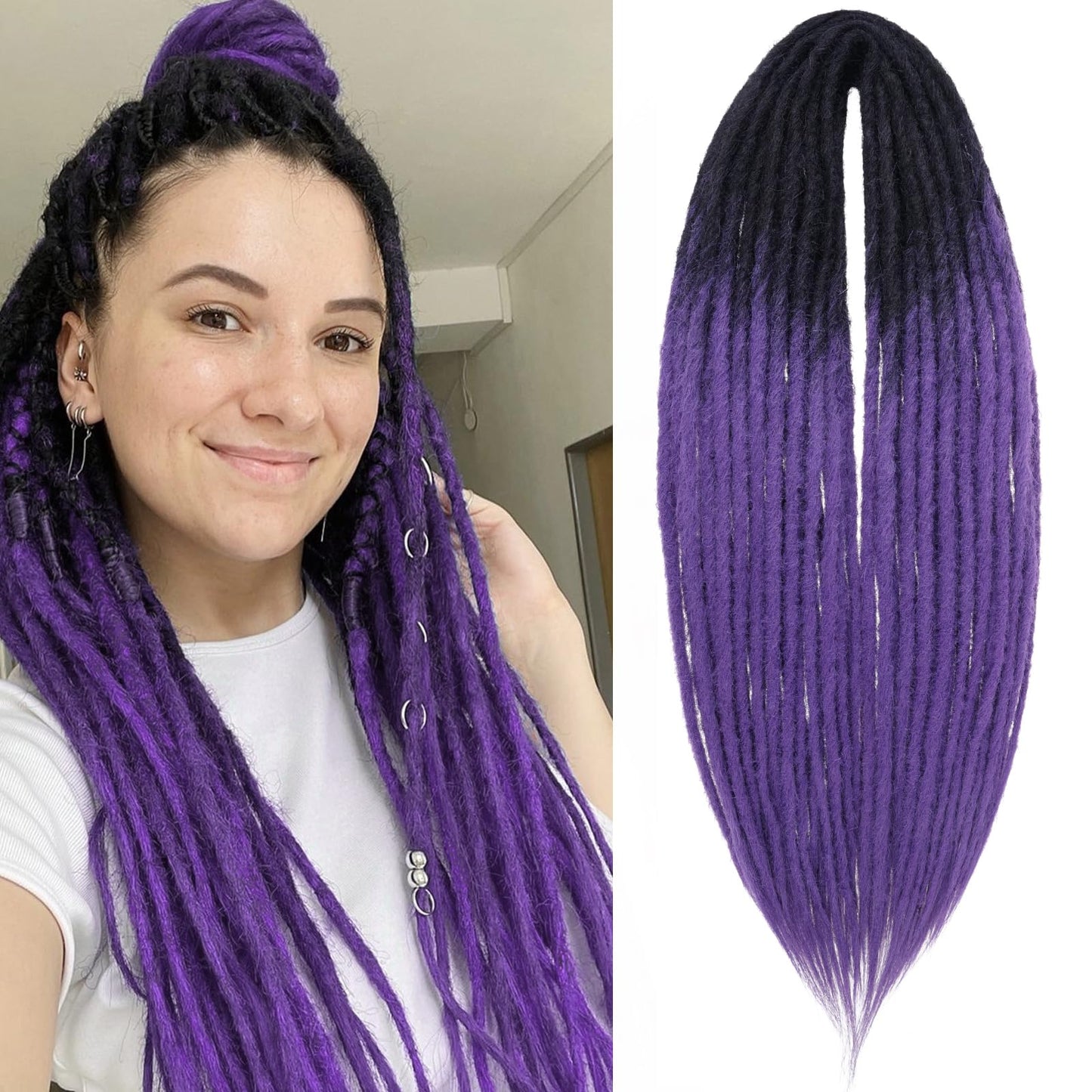 Dreadlock Extensions Hippie Single Ended Dreads