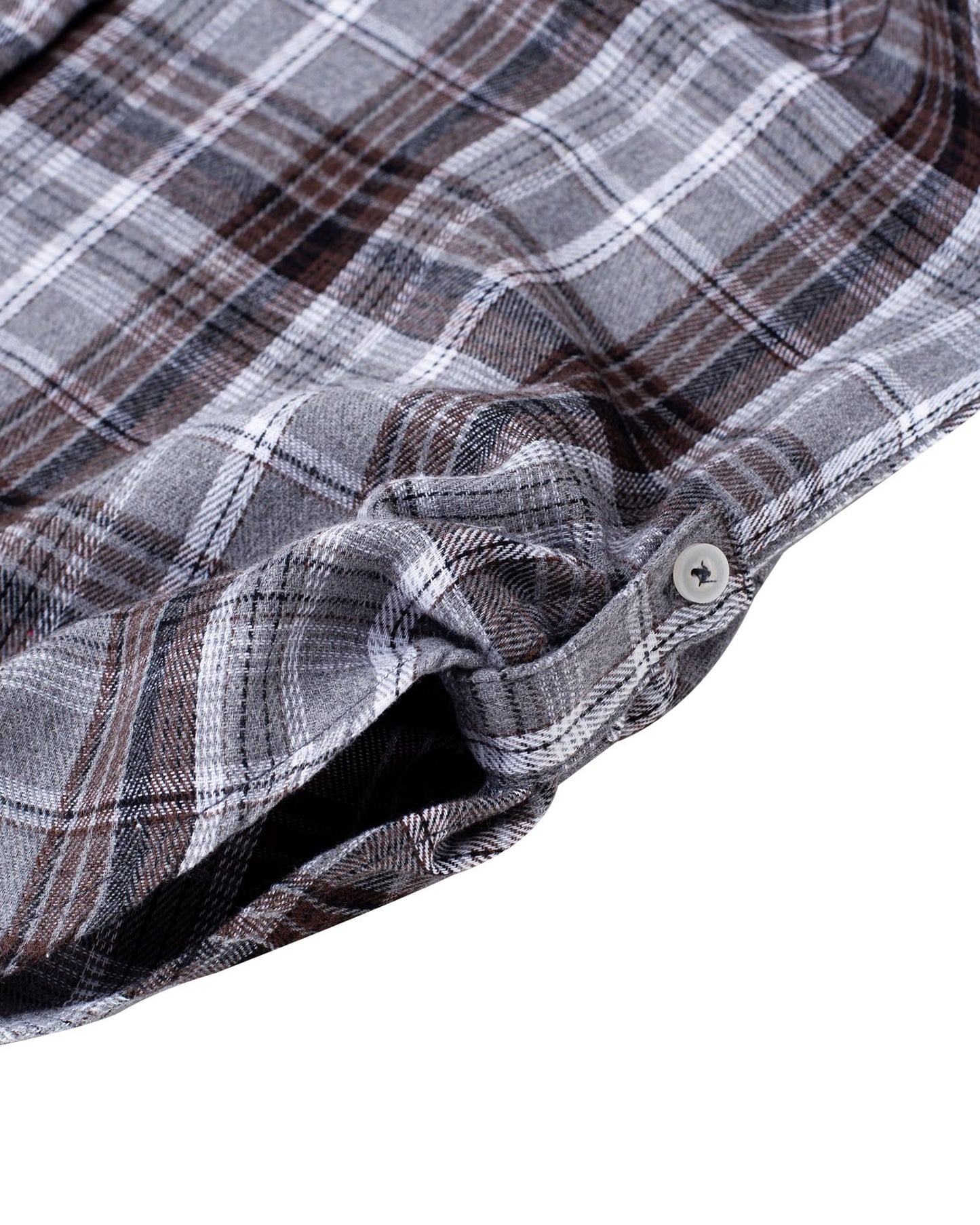 Womens Plaid Flannel Shirts Long Sleeve Roll Up Casual Button Down Shirt
