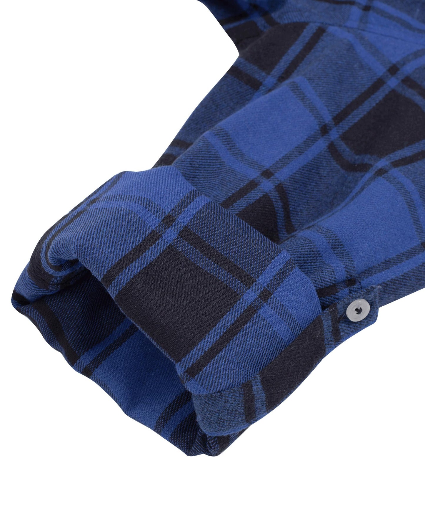 Womens Plaid Flannel Shirts Long Sleeve Roll Up Casual Button Down Shirt