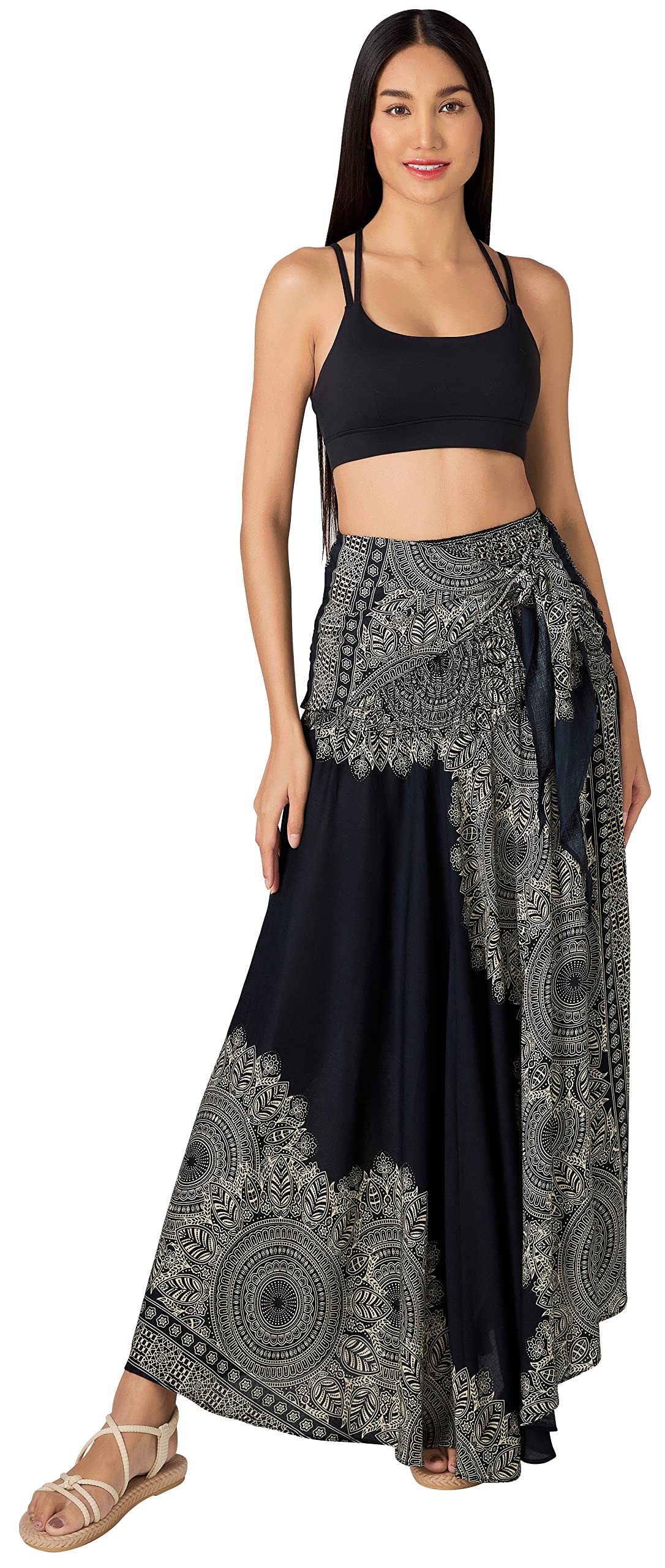 Long Boho Skirts for Women - Bohemian Hippie Maxi Summer Skirt