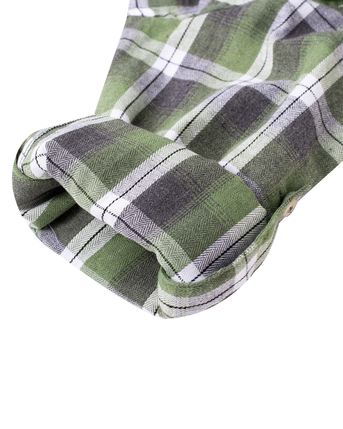 Womens Plaid Flannel Shirts Long Sleeve Roll Up Casual Button Down Shirt