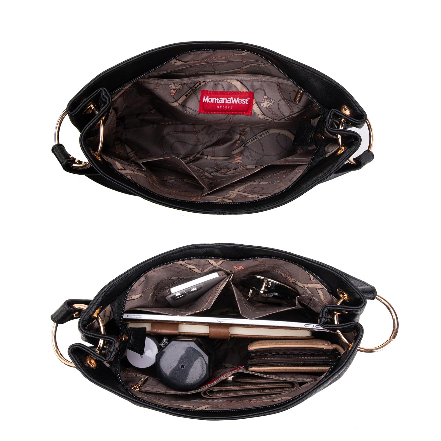 Hobo Bag Purses and Handbags for Women Top Handle Handbags with Zipper