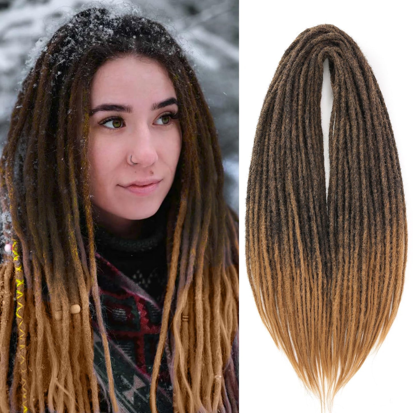 Dreadlock Extensions Hippie Single Ended Dreads