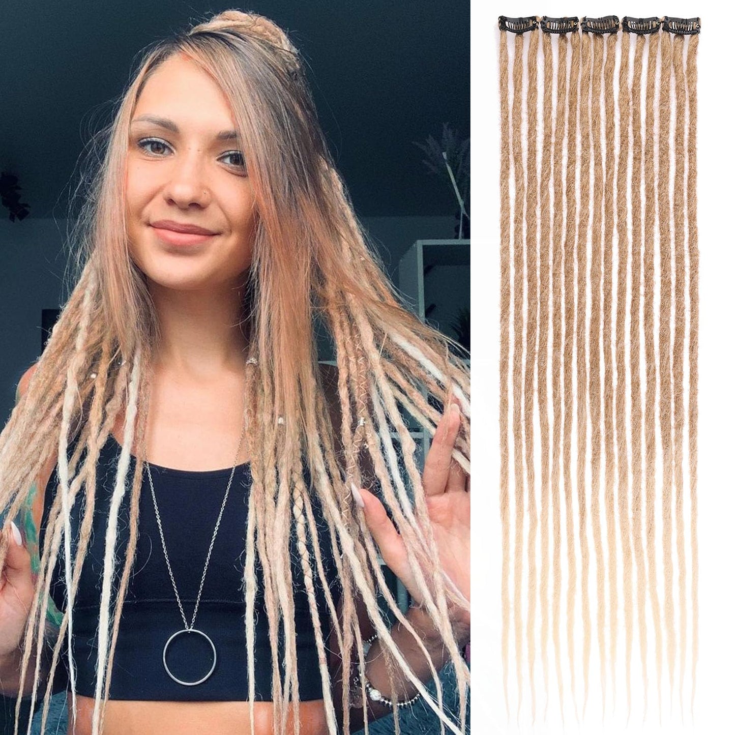 Dreadlock Extensions Hippie Single Ended Dreads
