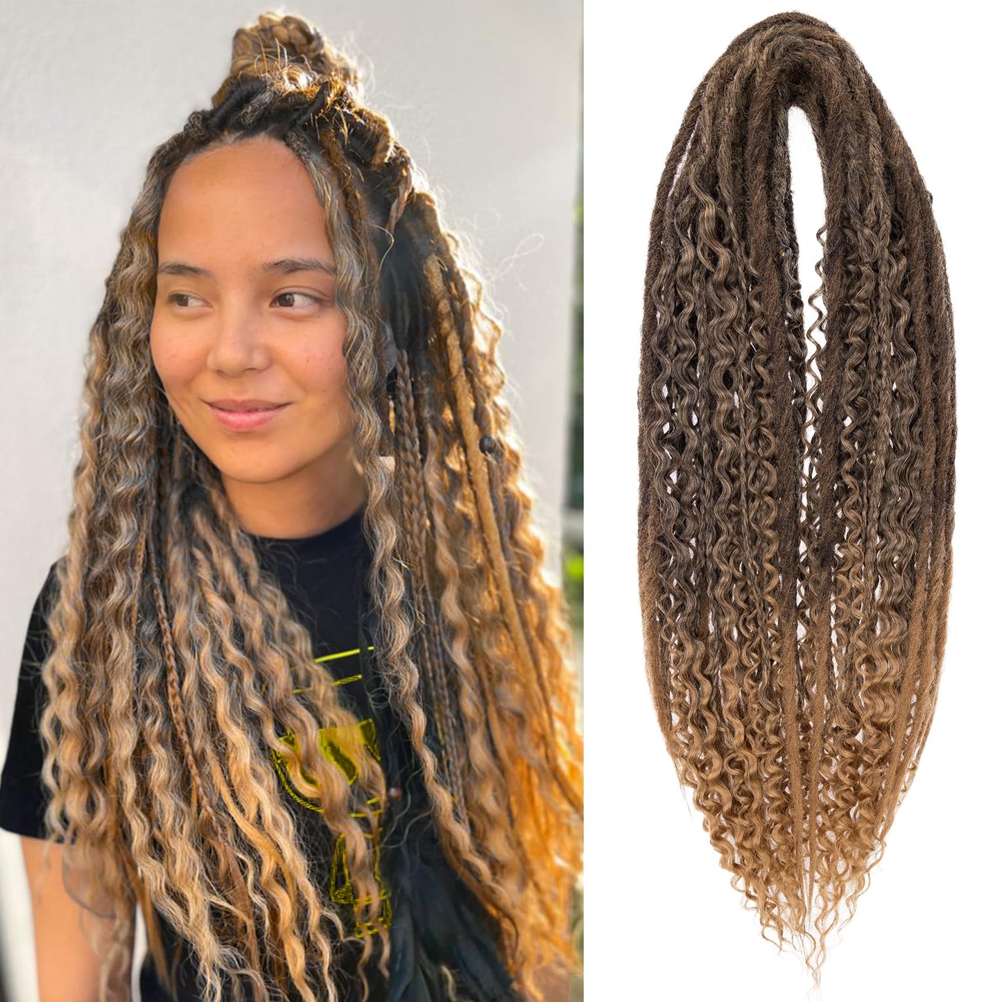 Dreadlock Extensions Hippie Single Ended Dreads