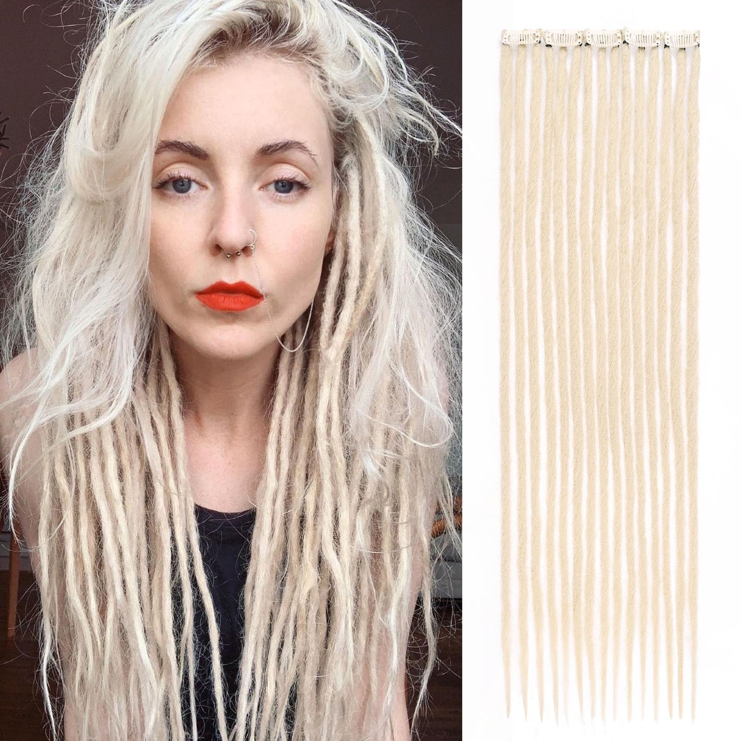 Dreadlock Extensions Hippie Single Ended Dreads