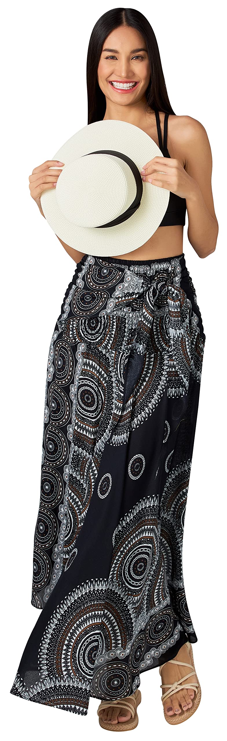 Long Boho Skirts for Women - Bohemian Hippie Maxi Summer Skirt