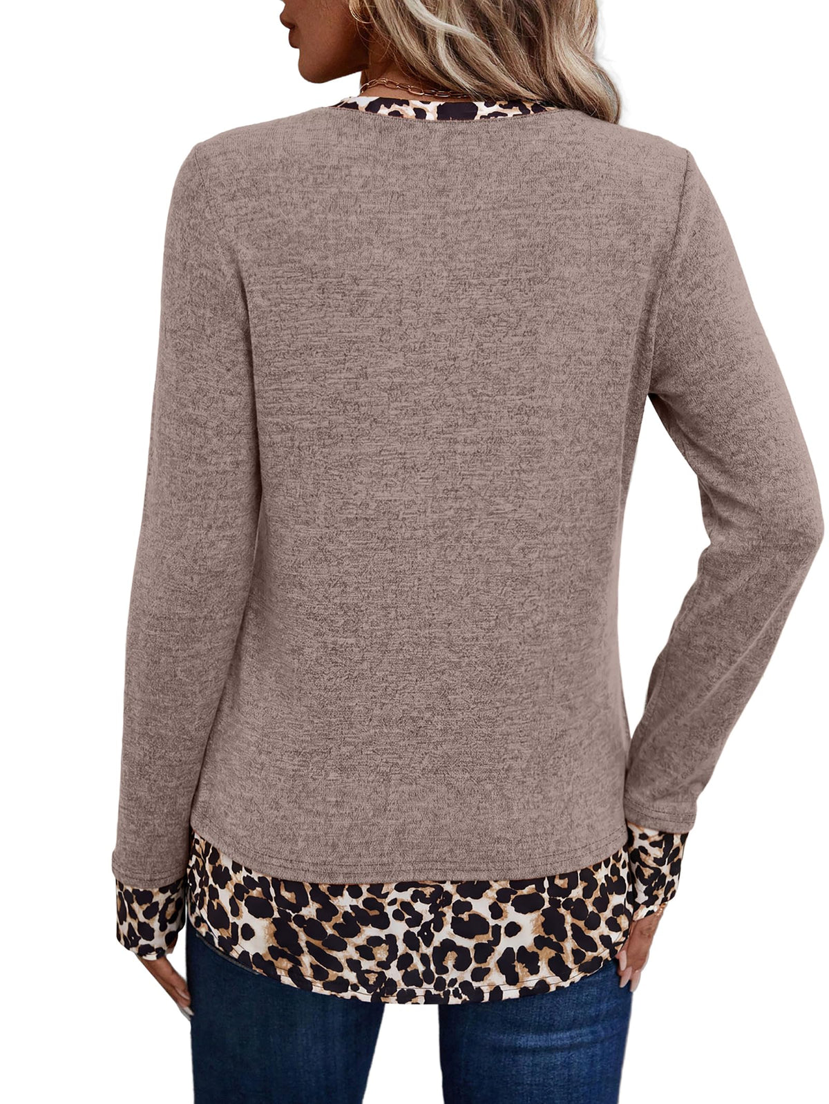 Womens Long Sleeve Shirts Lightweight Tunic Tops