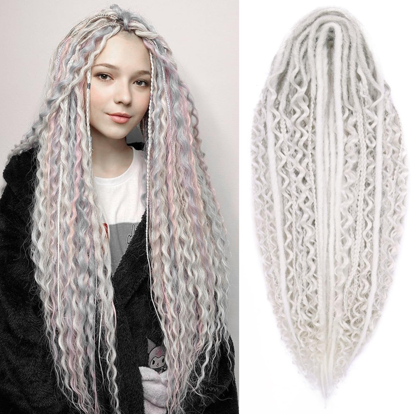 Dreadlock Extensions Hippie Single Ended Dreads