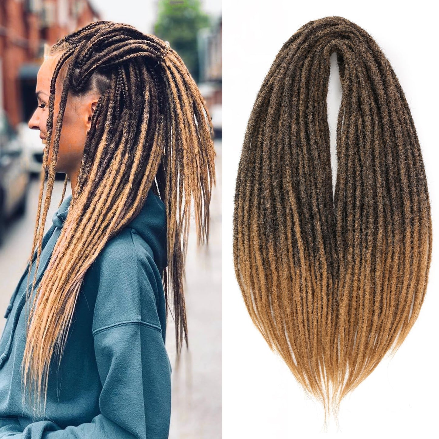 Dreadlock Extensions Hippie Single Ended Dreads