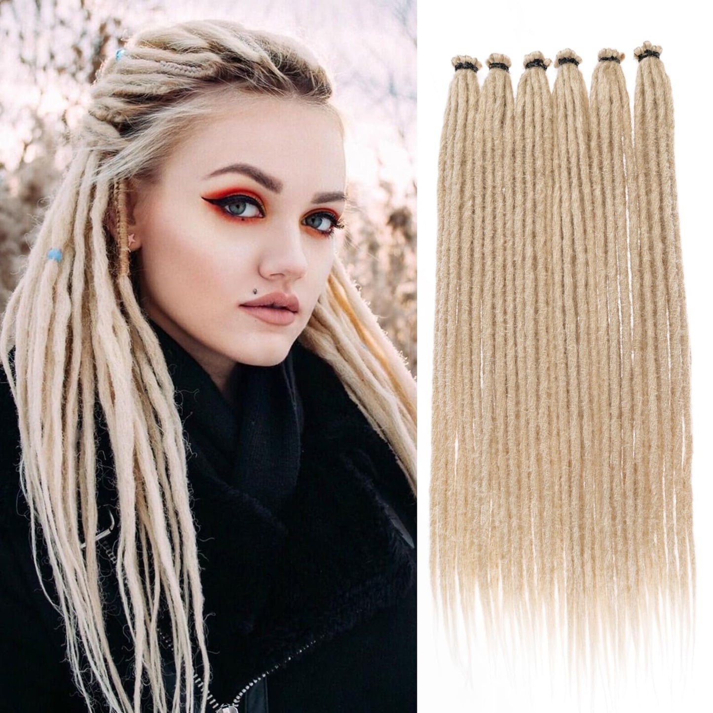 Dreadlock Extensions Hippie Single Ended Dreads
