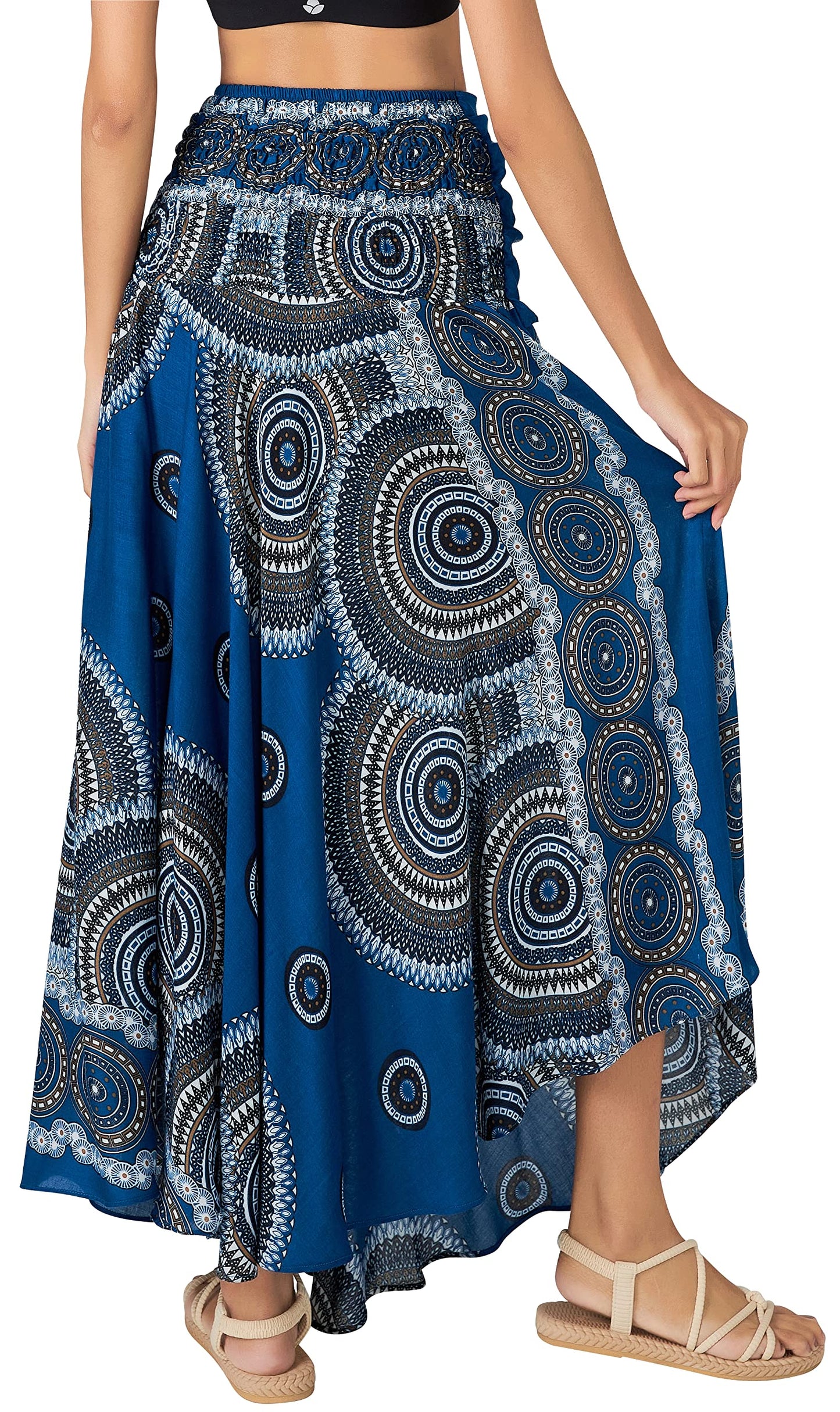 Long Boho Skirts for Women - Bohemian Hippie Maxi Summer Skirt