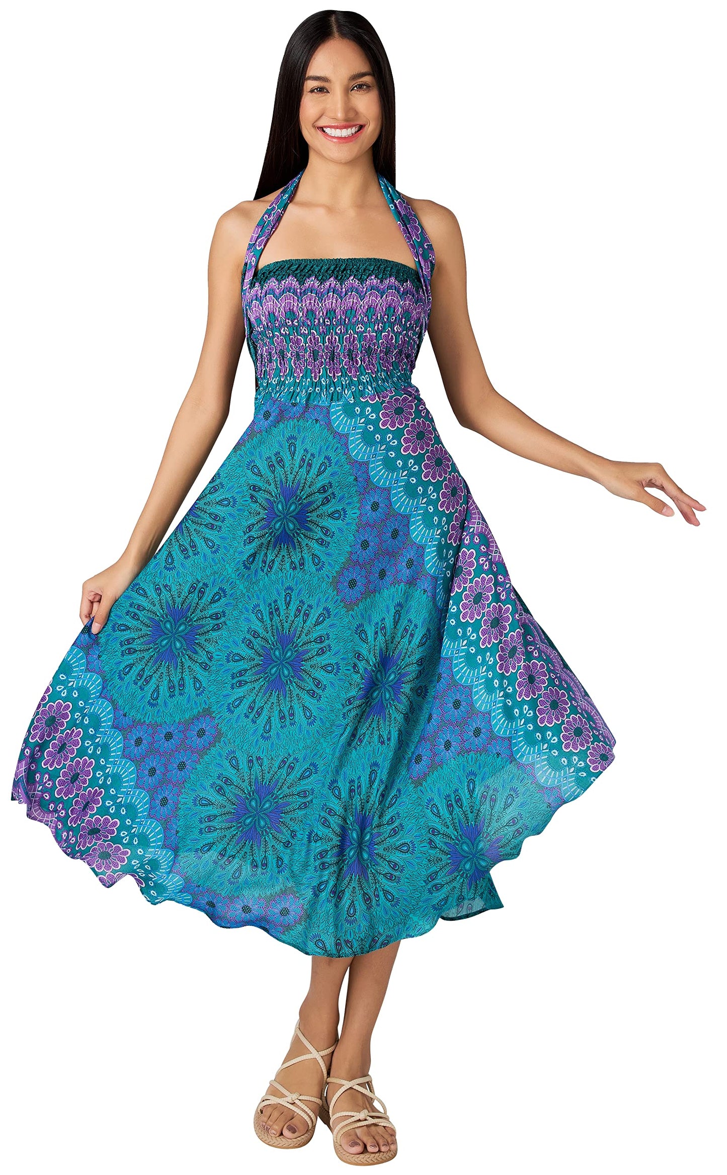 Long Boho Skirts for Women - Bohemian Hippie Maxi Summer Skirt