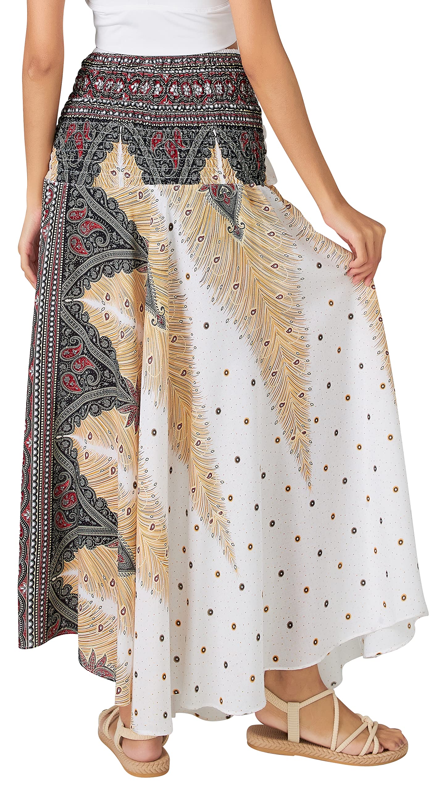 Long Boho Skirts for Women - Bohemian Hippie Maxi Summer Skirt