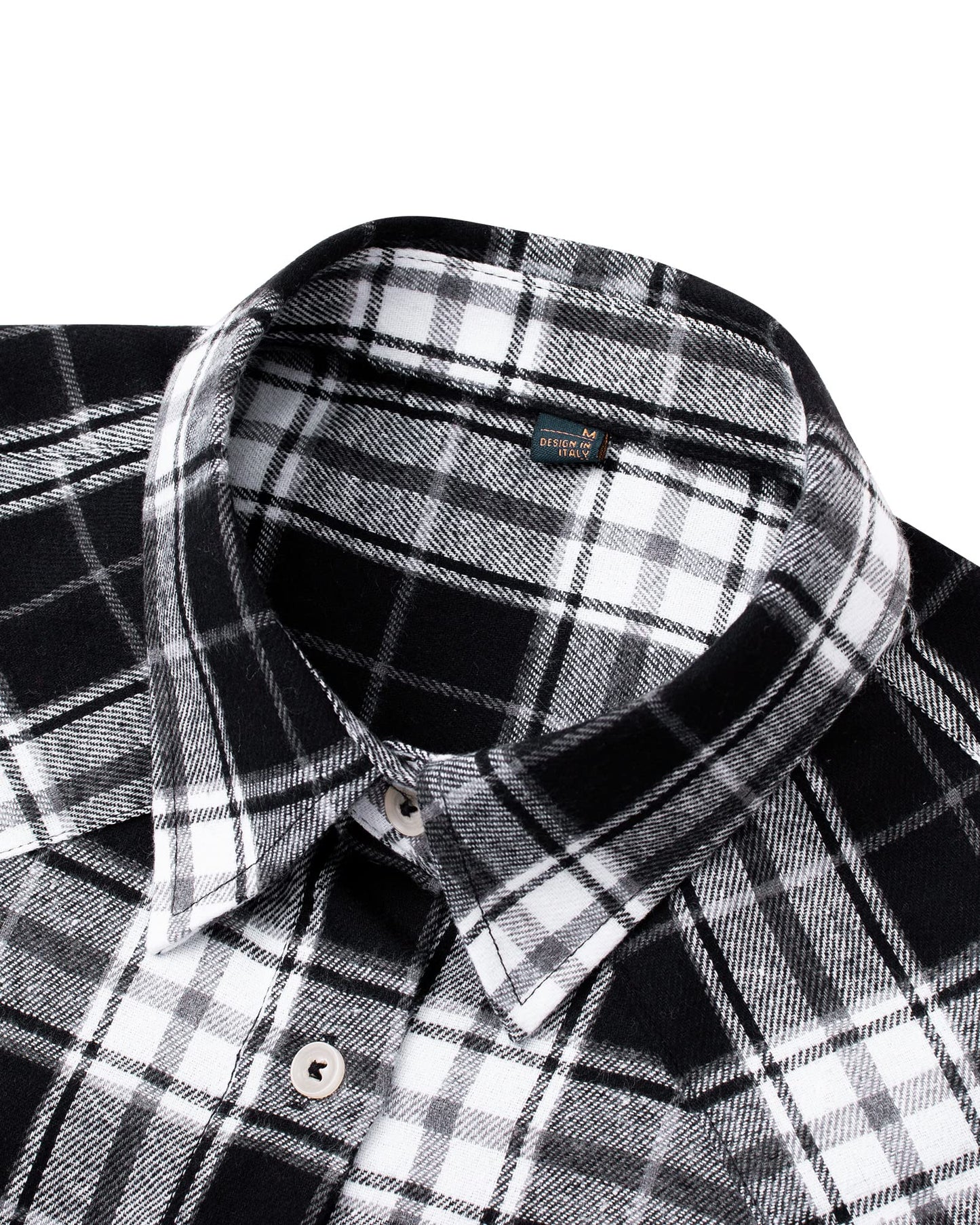Womens Plaid Flannel Shirts Long Sleeve Roll Up Casual Button Down Shirt