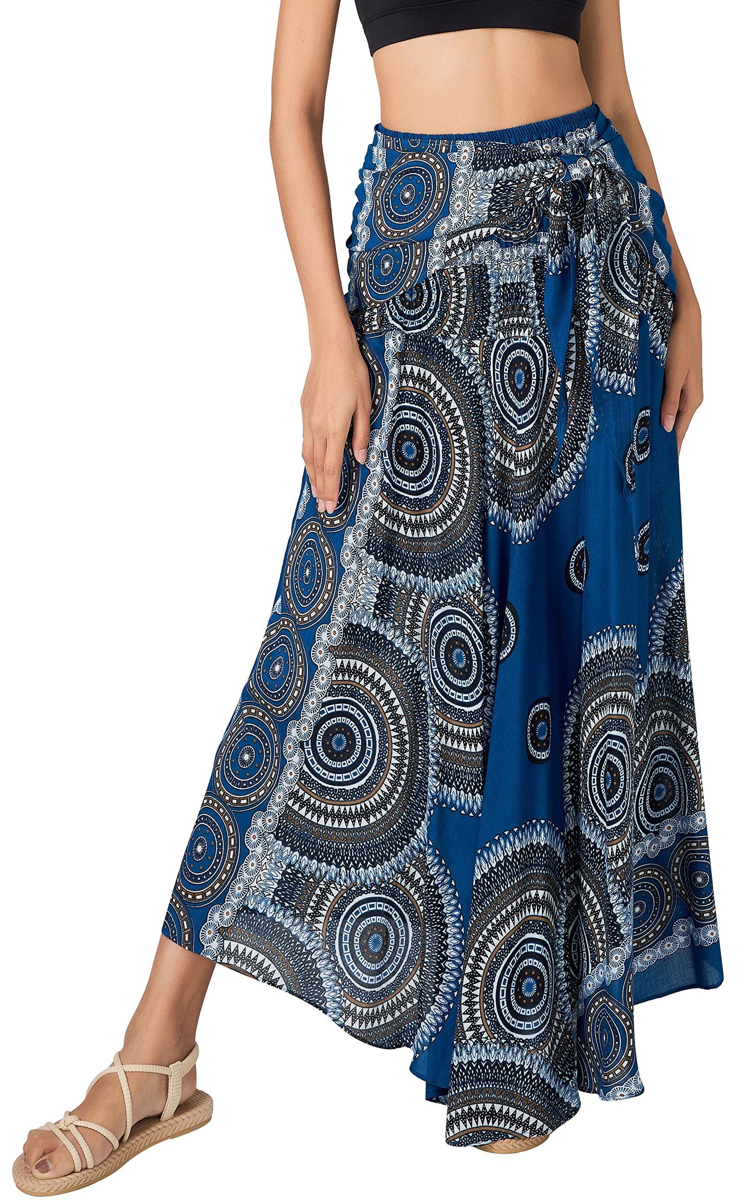 Long Boho Skirts for Women - Bohemian Hippie Maxi Summer Skirt