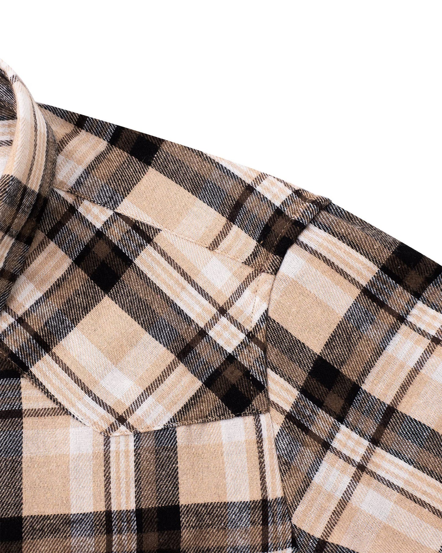 Womens Plaid Flannel Shirts Long Sleeve Roll Up Casual Button Down Shirt