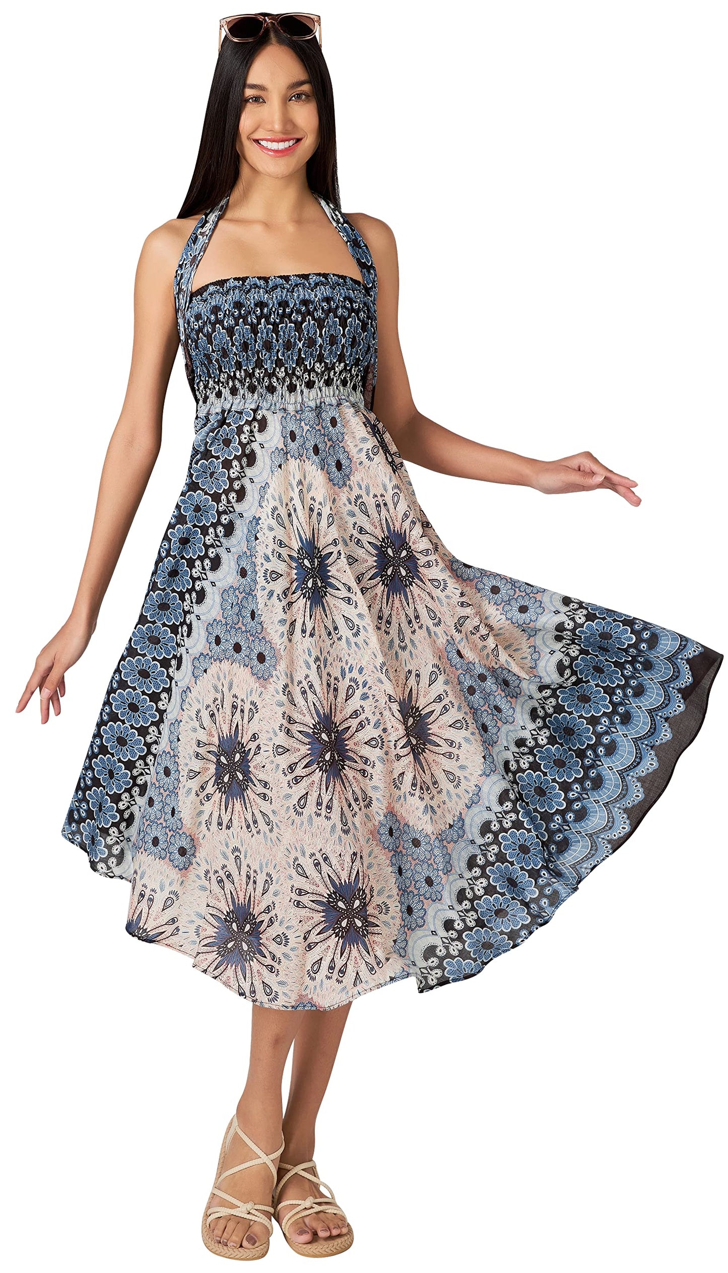 Long Boho Skirts for Women - Bohemian Hippie Maxi Summer Skirt