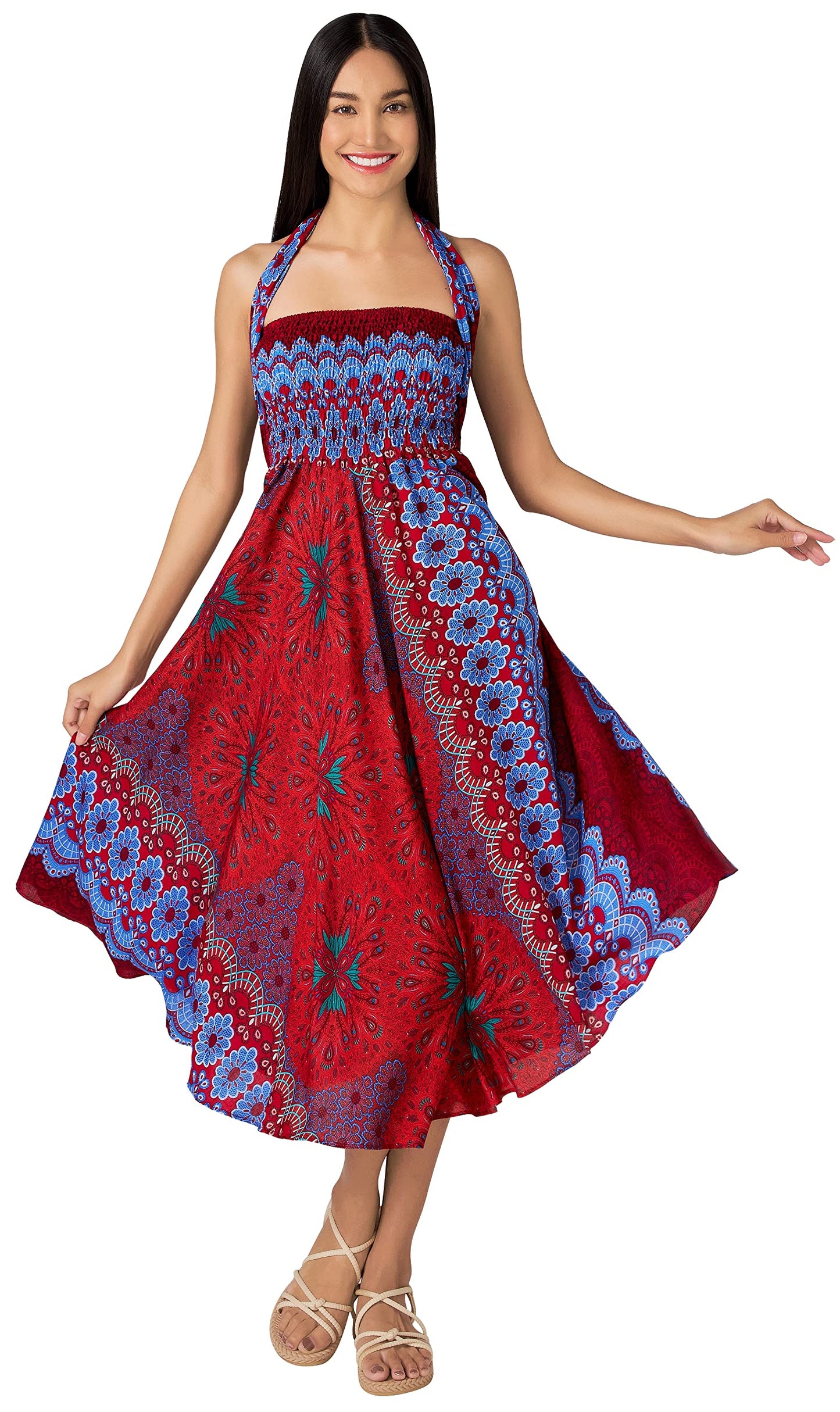 Long Boho Skirts for Women - Bohemian Hippie Maxi Summer Skirt