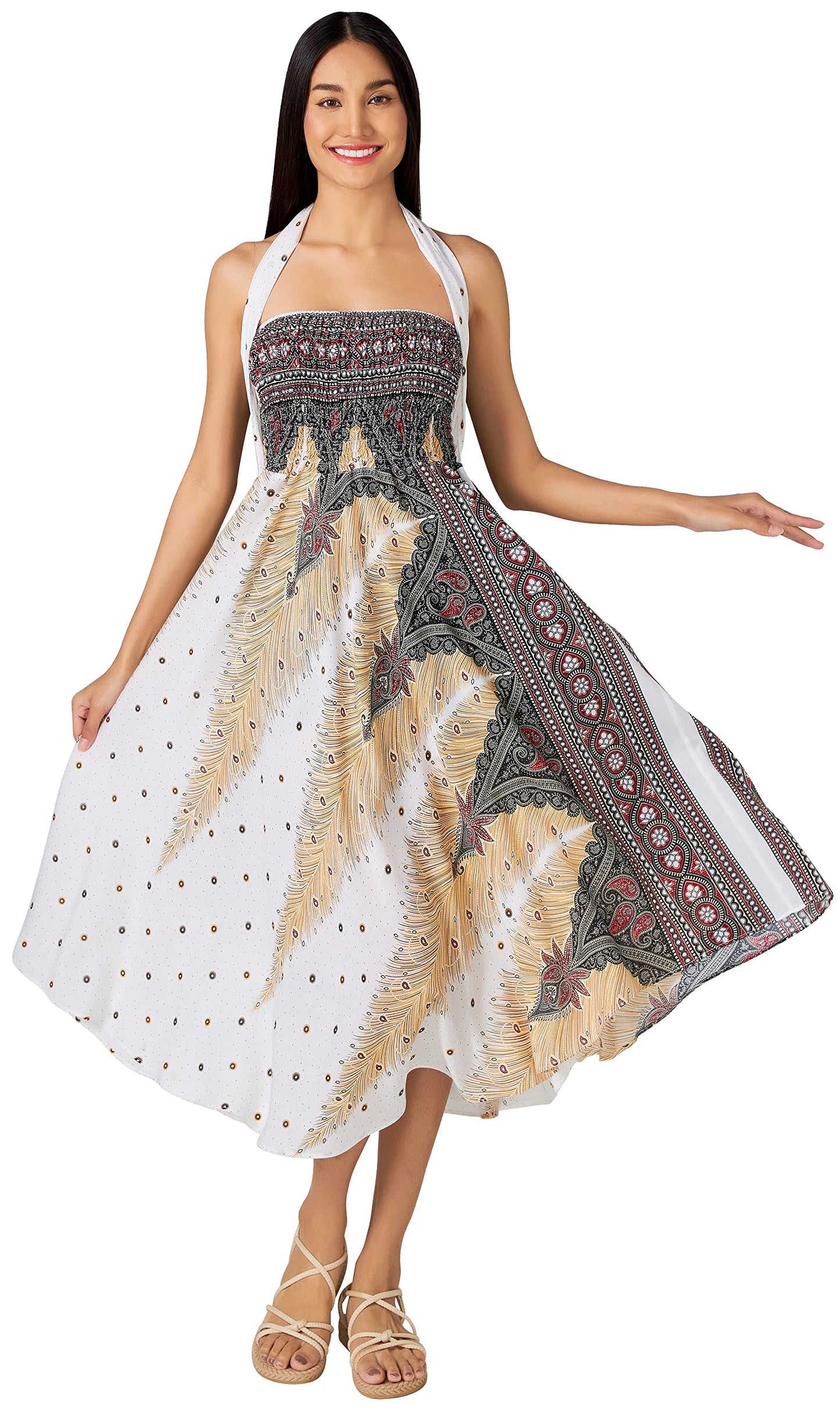 Long Boho Skirts for Women - Bohemian Hippie Maxi Summer Skirt