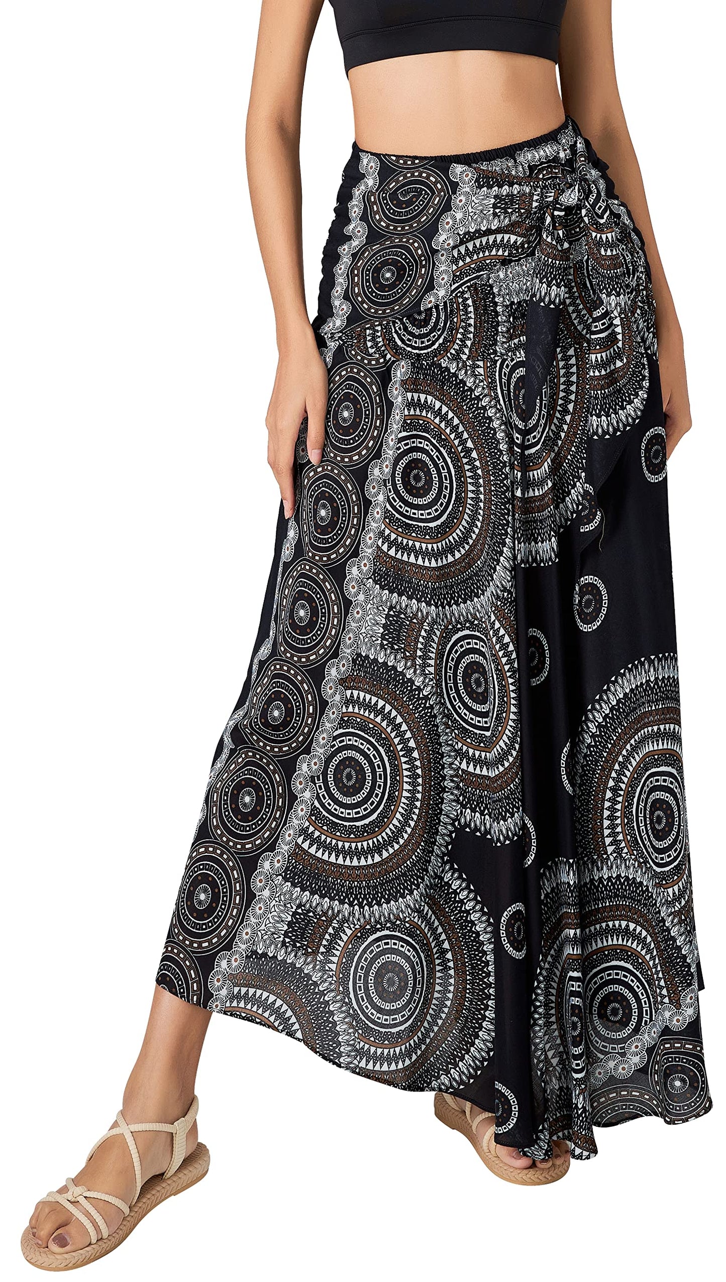 Long Boho Skirts for Women - Bohemian Hippie Maxi Summer Skirt