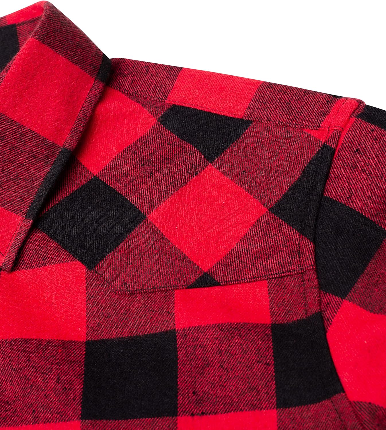 Womens Plaid Flannel Shirts Long Sleeve Roll Up Casual Button Down Shirt