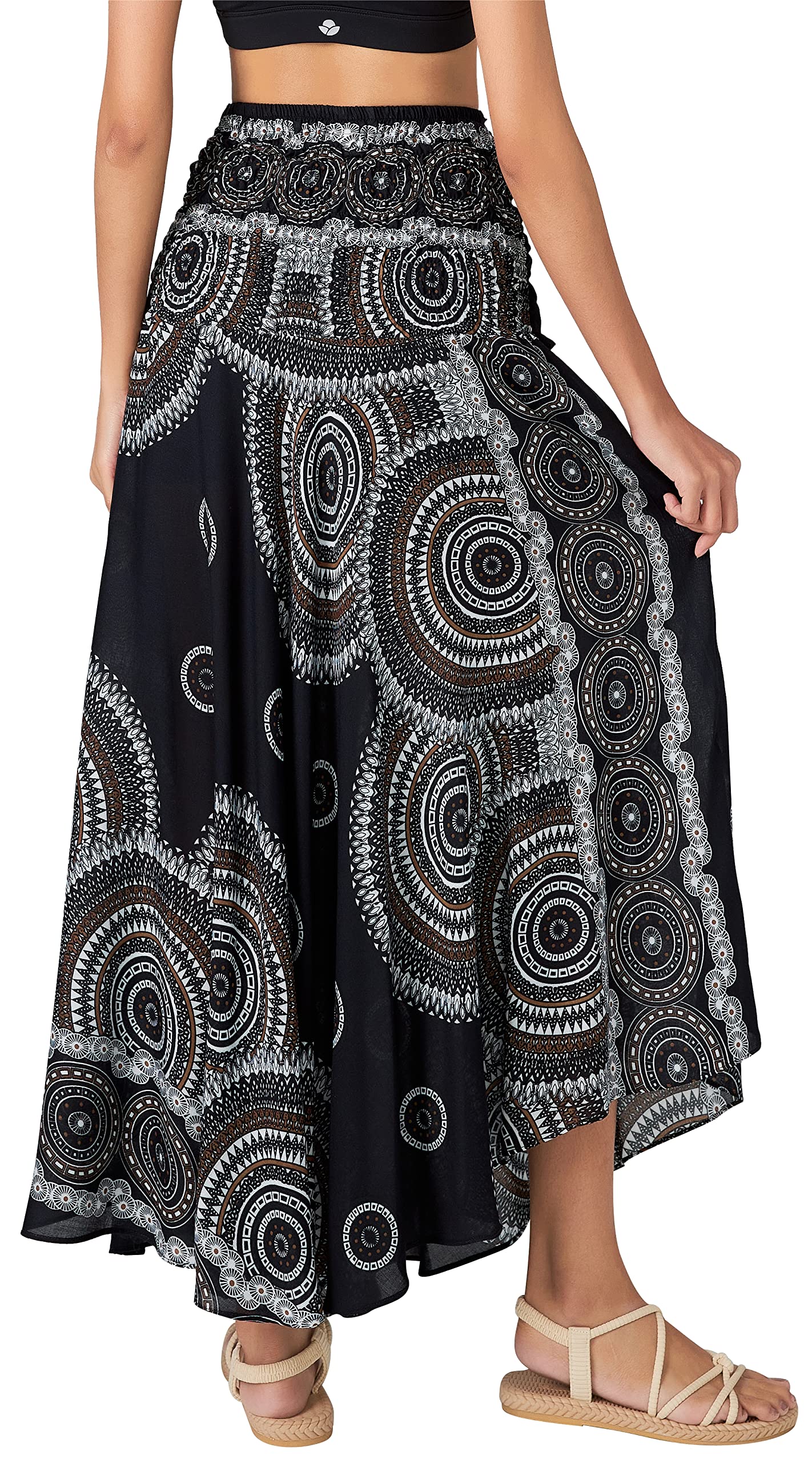 Long Boho Skirts for Women - Bohemian Hippie Maxi Summer Skirt