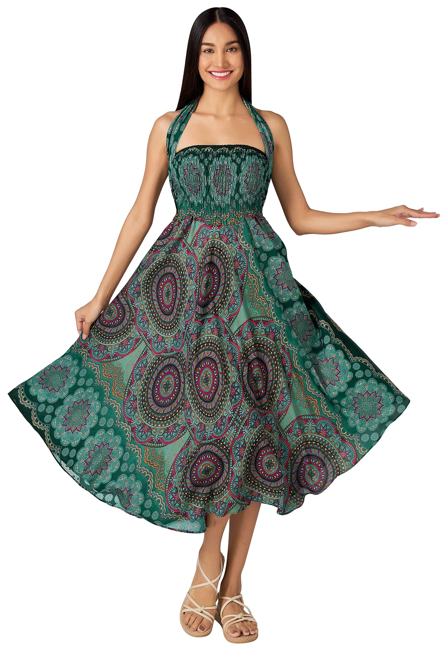 Long Boho Skirts for Women - Bohemian Hippie Maxi Summer Skirt